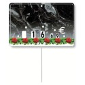 ÉTIQUETTE 105x70 mm Guirlande Traiteur, à roulettes, pique inox (lot 