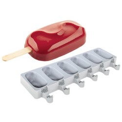 MOULE A GLACE - 12 moules wave - 93x48xht30 mm - 88ml