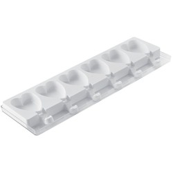 MOULE A GLACE - 12 mini cœurs - 55x68xht18 mm - 45ml