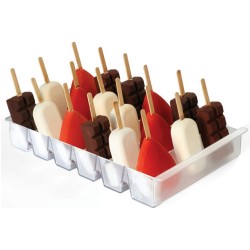 SUPPORT BÂTONNETS A GLACES A L'ENVERS - 235X360XHT48 MM