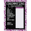 TARIF 300x400 mm Dentelle violet, Consommations courantes + fil nylon