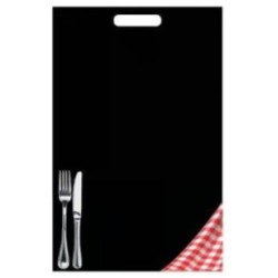 ARDOISE PORTABLE 600x800 mm Bistrot recto/verso