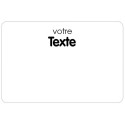 ETIQUETTE 105x70 mm blanche, à texte, sans roulettes, sans attachemen