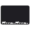 ETIQUETTE 120x80 mm noire, Tout Comprix Boucherie, neutre, sans pique