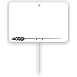 ETIQUETTE 105x70 mm blanche, Tout Comprix Boul.Pât., neutre, pique in