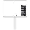 ETIQUETTE 120x80 mm blanche, Tout Comprix Allergènes, neutre, pique i