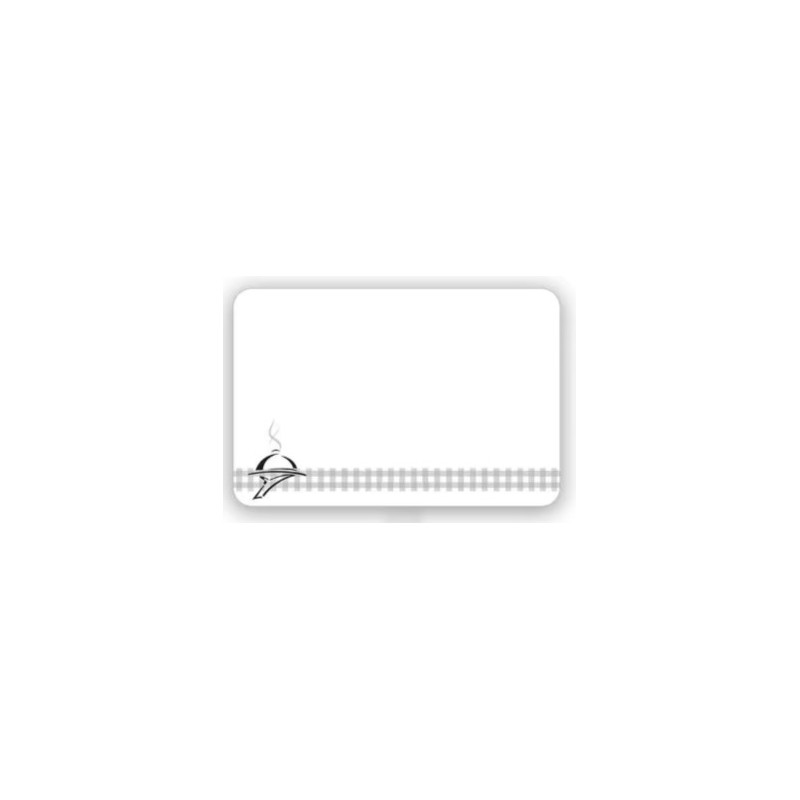 ETIQUETTE 80x60 mm blanche, Tout Comprix Charc. Traiteur, neutre, san