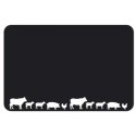 ETIQUETTE 80x60 mm noire, Tout Comprix Boucherie, neutre, sans pique 