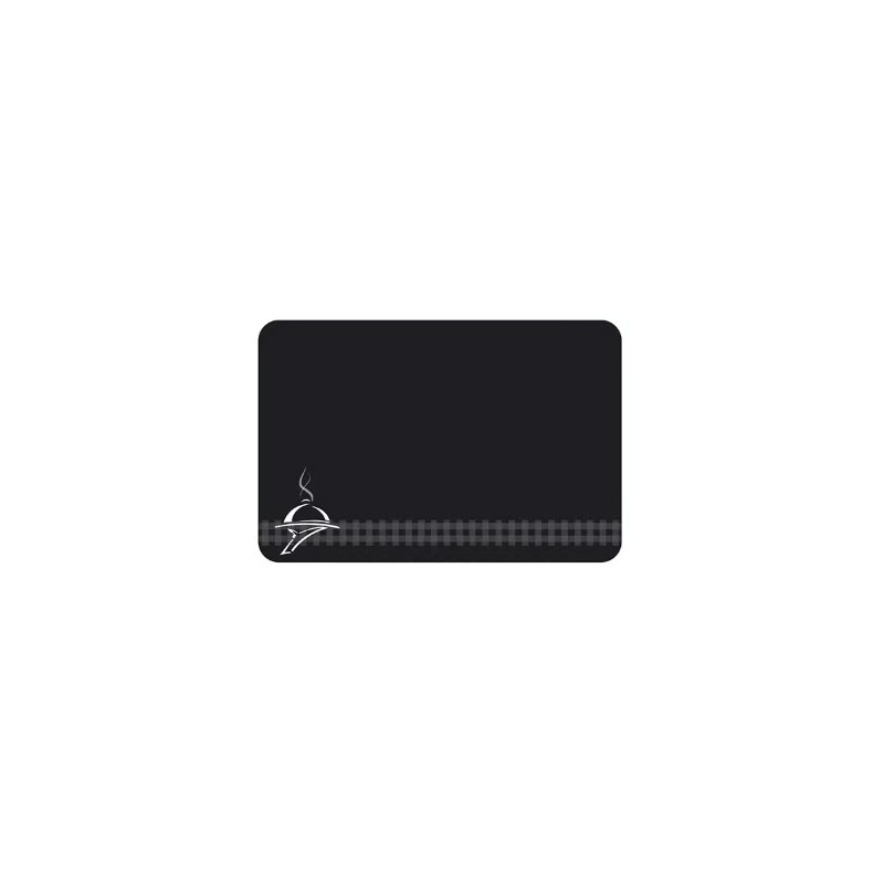 ETIQUETTE 80x60 mm noire, Tout Comprix Charc. Traiteur, neutre, sans 