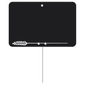 ETIQUETTE 80x60 mm noire, Tout Comprix Boul.Pâtisserie, neutre, pique