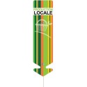 FLÈCHE 60x220 mm Production locale, pique inox (lot de 10)