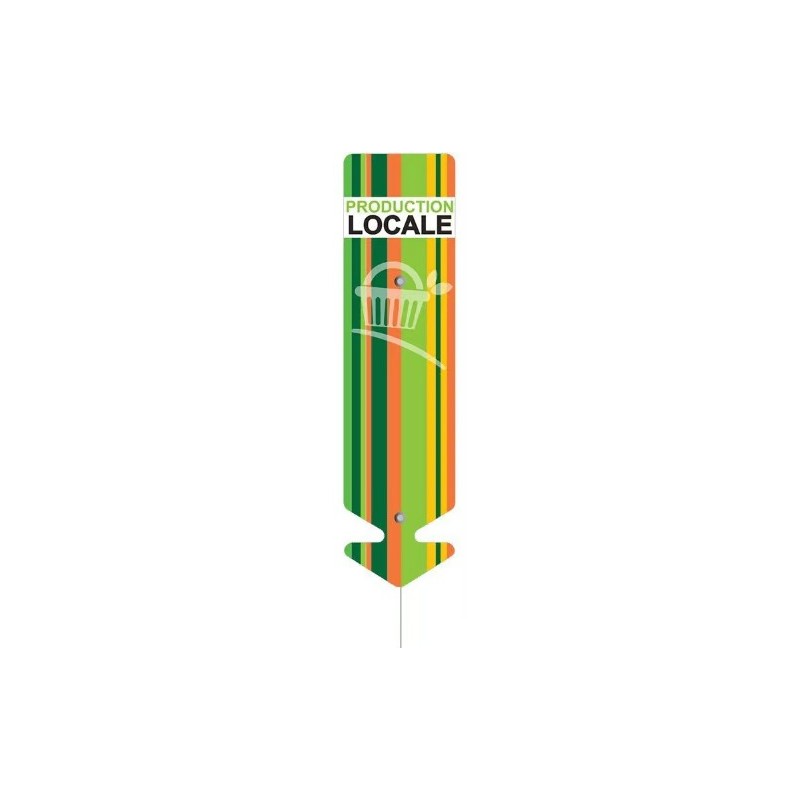 FLÈCHE 60x220 mm Production locale, pique inox (lot de 10)