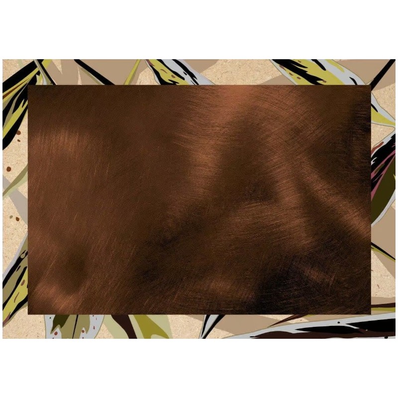 ARDOISE 700x500 mm Tokyo, imitation cadre motif feuillage sur Dibond 