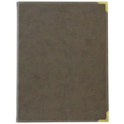 PROTÈGE-MENU 240x315 mm Grande Carte marron