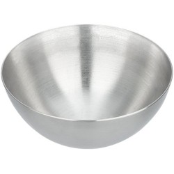 MOULE FORME 1/2 RONDE INOX Ø 80XHT40 MM