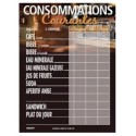 TARIF 300x400 mm Mokka Consommations courantes + fil nylon