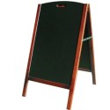 CHEVALET de trottoir Bastille bois vernis