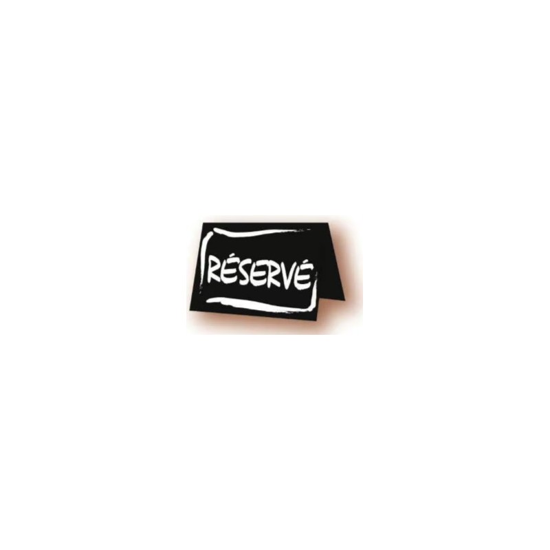 CHEVALETS 70x50 mm À la craie Réservé (lot de 10)
