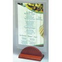 PRÉSENTOIRS Vitro + Plexi 210x300 mm (lot de 3) SUPPRIME