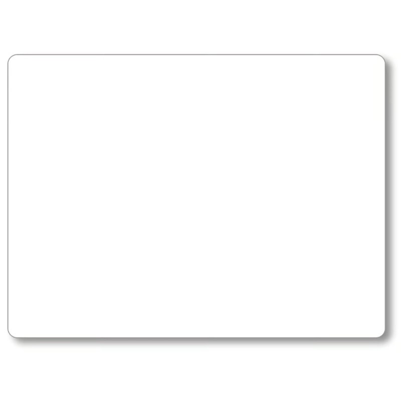 ÉTIQUETTE 200x150 mm blanche neutre, sans roulettes, sans attachement