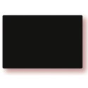 ÉTIQUETTE 200x150 mm noire neutre, sans roulettes, sans attachement (