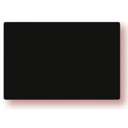 ÉTIQUETTE 200x150 mm noire neutre, sans roulettes, sans attachement (