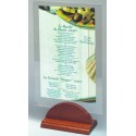 SUPPORT bois demi-lune 150x90x70 mm (lot de 3) SUPPRIME