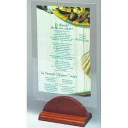 SUPPORT bois demi-lune 150x90x70 mm (lot de 3) SUPPRIME