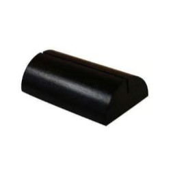SUPPORT bois rond 70x40 mm noir (lot de 3)