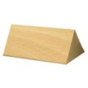 SUPPORT bois vernis triangulaire 70x40 mm (lot de 3)