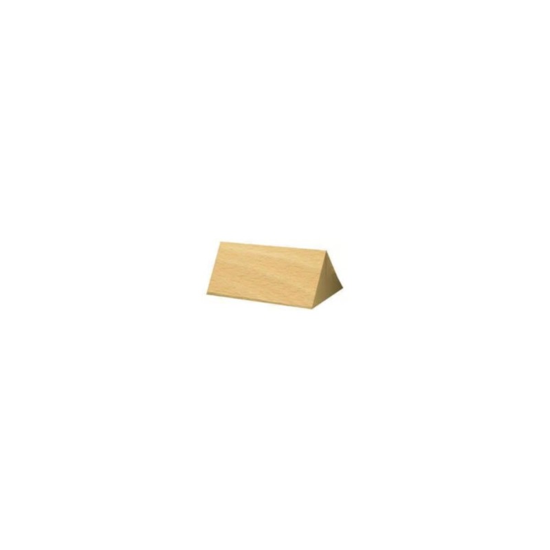 SUPPORT bois vernis triangulaire 70x40 mm (lot de 3)