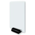 ÉTUI 120x180 mm PVC cristal + pied rond (lot de 3)