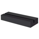 SOCLE bois noir rectangulaire 150x40x20 mm (lot de 3)