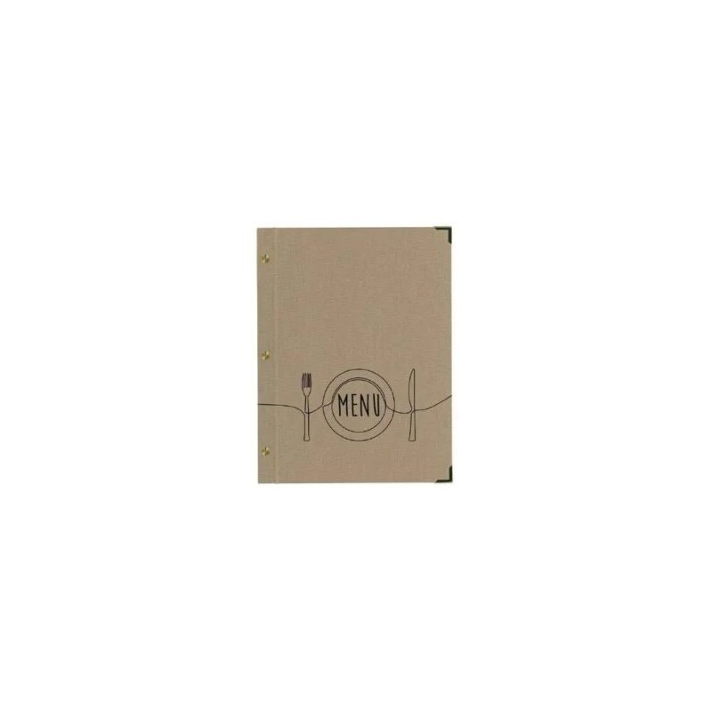 PROTÈGE-MENU 245x315 mm Natural mastic, marquage Menu