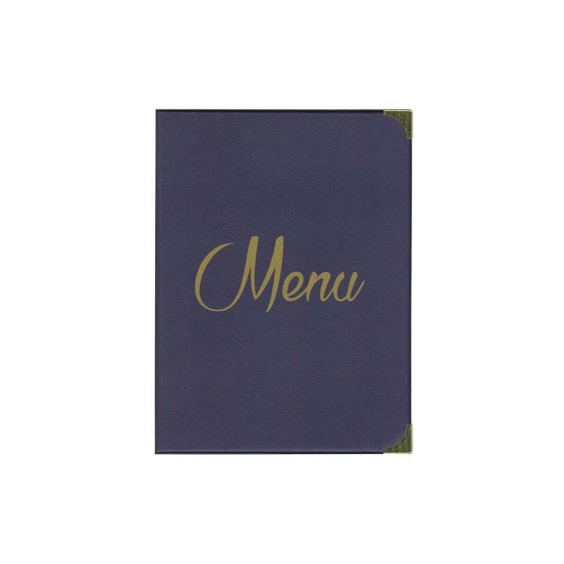 PROTÈGE-MENU 235x320 mm Boston bleu sans marquage SUPPRIME