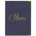 CARTE DES VINS 235x320 mm Boston bleu