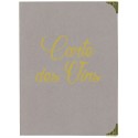 CARTE DES VINS 235x320 mm Boston taupe