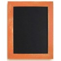 TABLEAU NOIR 470x670 mm Carnaval, cadre cérusé orange SUPPRIME