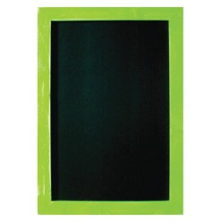 TABLEAU NOIR 470x670 mm Carnaval, cadre cérusé vert SUPPRIME