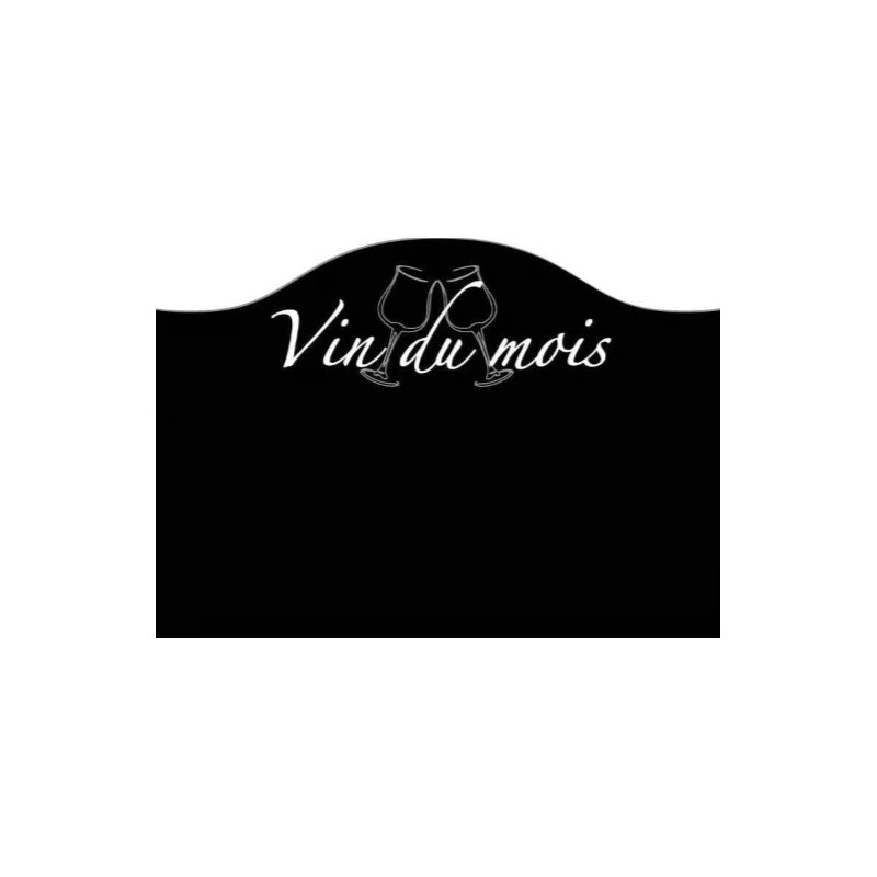 PANNEAU 400x300 mm Brasserie "Vin du mois" SUPPRIME