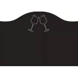PANNEAU 400x300 mm Brasserie neutre décor verre SUPPRIME