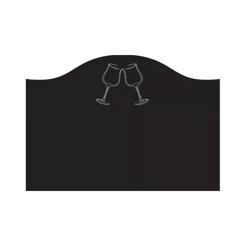 PANNEAU 400x300 mm Brasserie neutre décor verre SUPPRIME