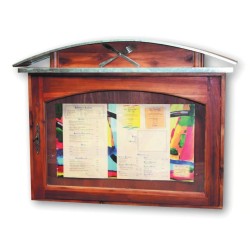 PORTE-MENU Alizé, 3 pages horizontal, bois huilé