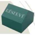 CUBES bois bleu Casa 55x55 mm Réservé (lot de 10)