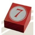 CUBES bois rouge Preho 55x55 mm n°1 à 10 (lot de 10)