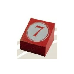 CUBES bois rouge Preho 55x55 mm n°1 à 10 (lot de 10)