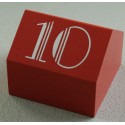 CUBES bois rouge Casa 55x55 mm n°1 à 10 (lot de 10)