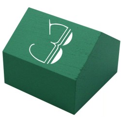 CUBES bois bleu Casa 55x55 mm n°1 à 10 (lot de 10)