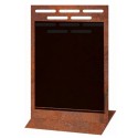 CHEVALET de table Cargo bois 150x220 mm pliable recto/verso (lot de 3