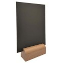 SOCLE bois naturel vernis 105x44x40 mm arrondi (lot de 3)